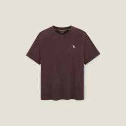 Cheap T-shirt van gemêleerd katoenen met ronde hals, ka T-shirt