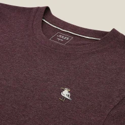 Cheap T-shirt van gemêleerd katoenen met ronde hals, ka T-shirt