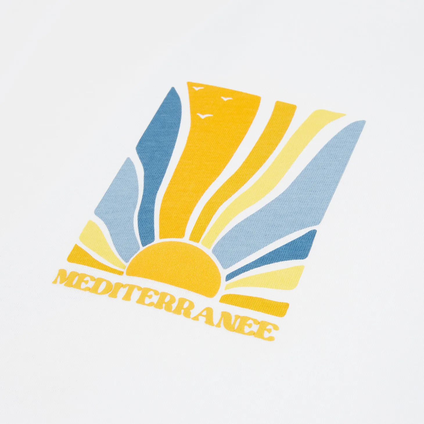 Fashion T-shirt van , mediterrane strandprint T-shirt