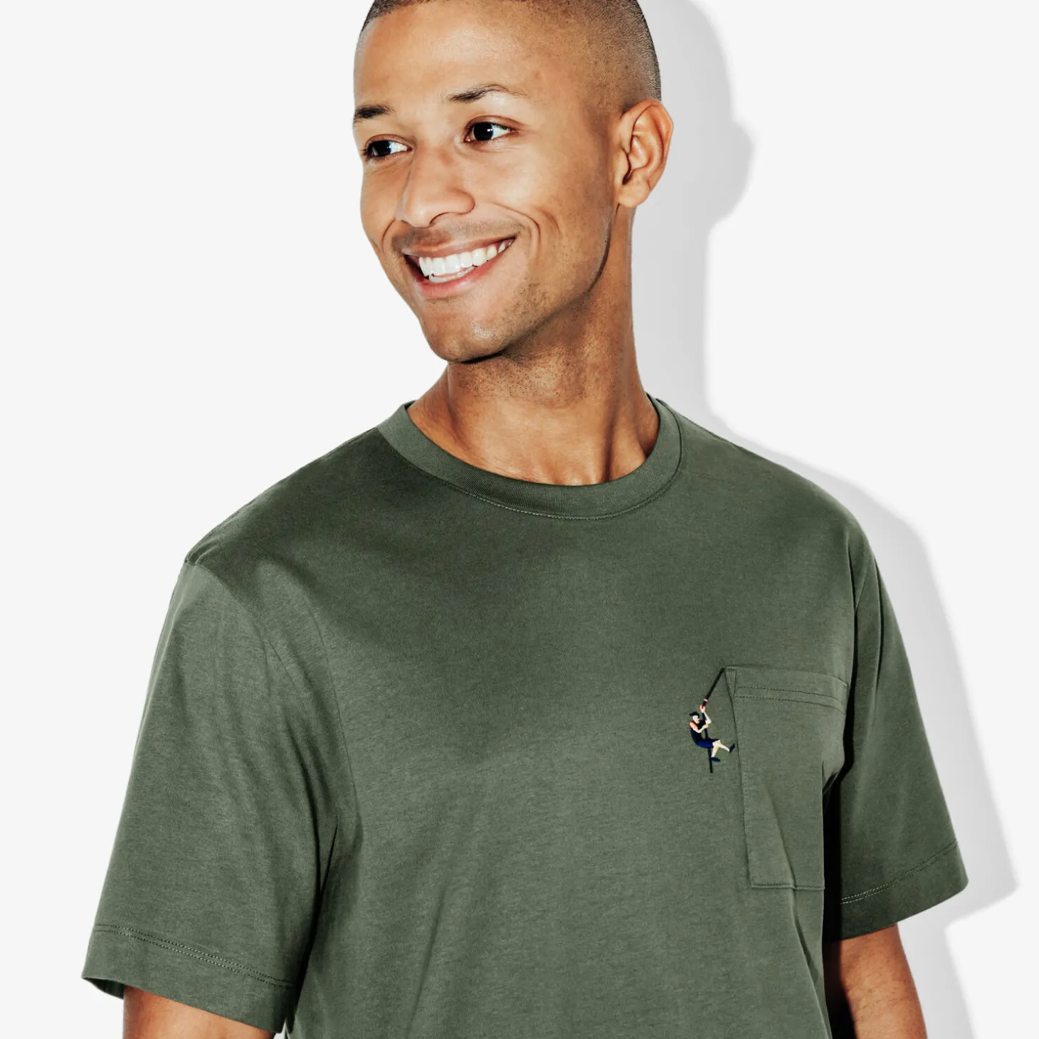 Outlet T-Shirt Vert kaki T-shirt