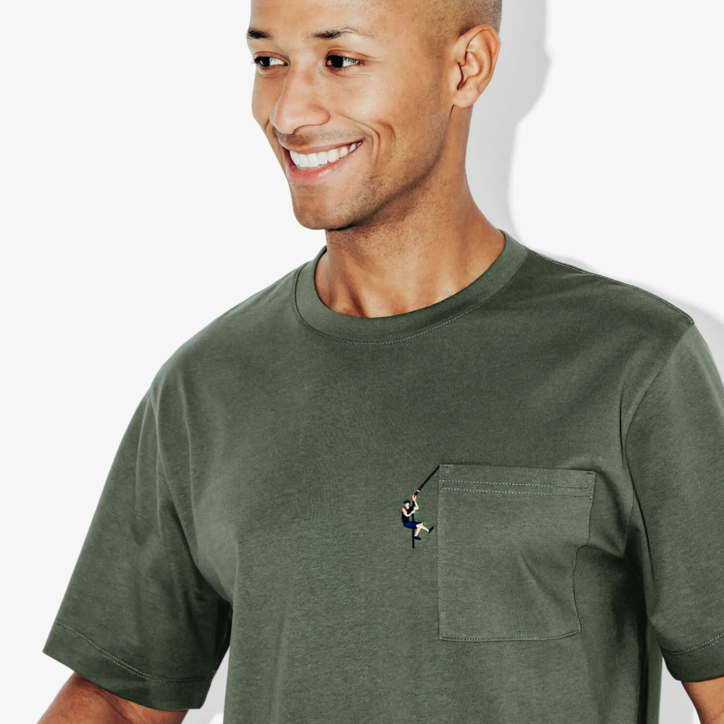 Outlet T-Shirt Vert kaki T-shirt