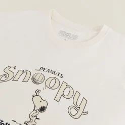 Store T-shirt Volleyball Club-print, Peanuts-licentie T-shirt