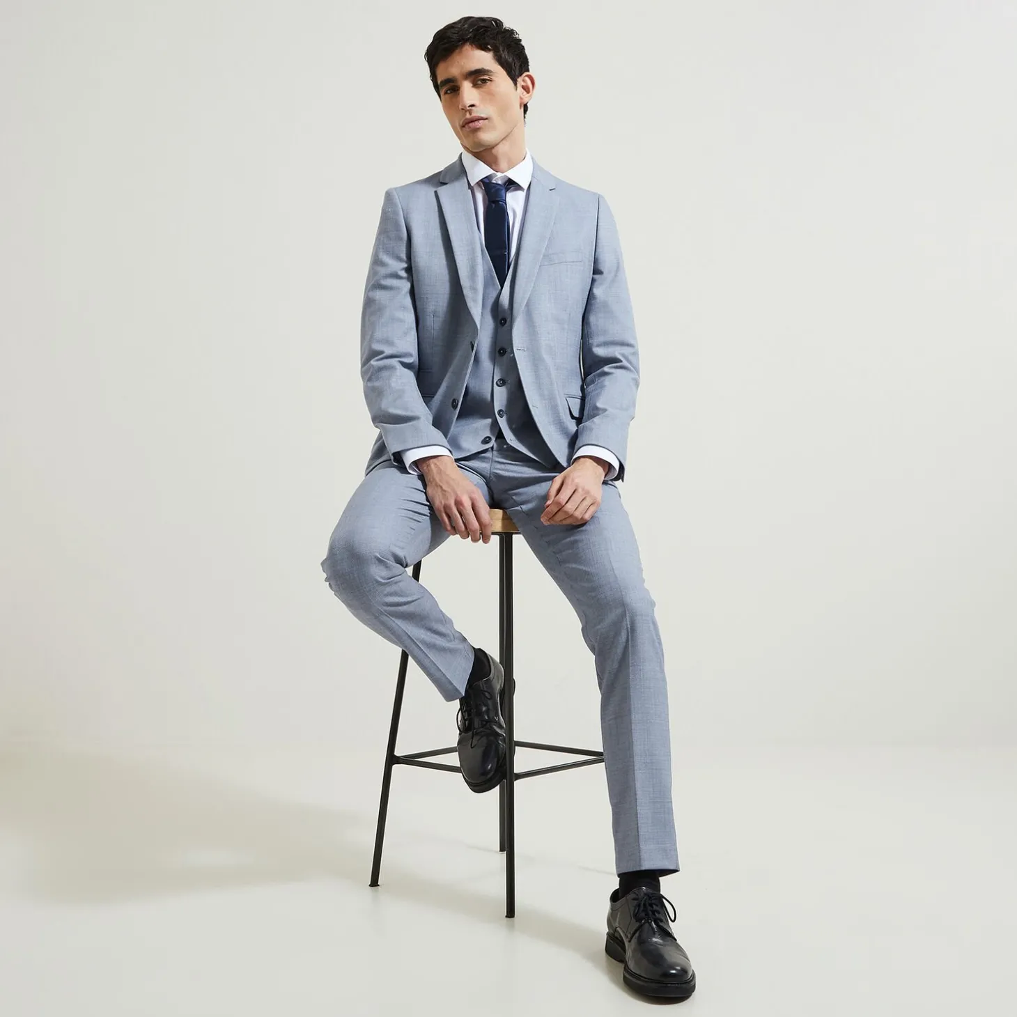 Outlet Tweekleurig slim kostuumgilet Kostuumgilet