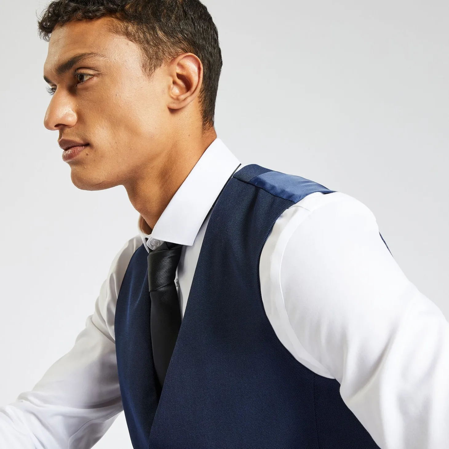 Best Tweekleurig slim kostuumgilet Kostuumgilet