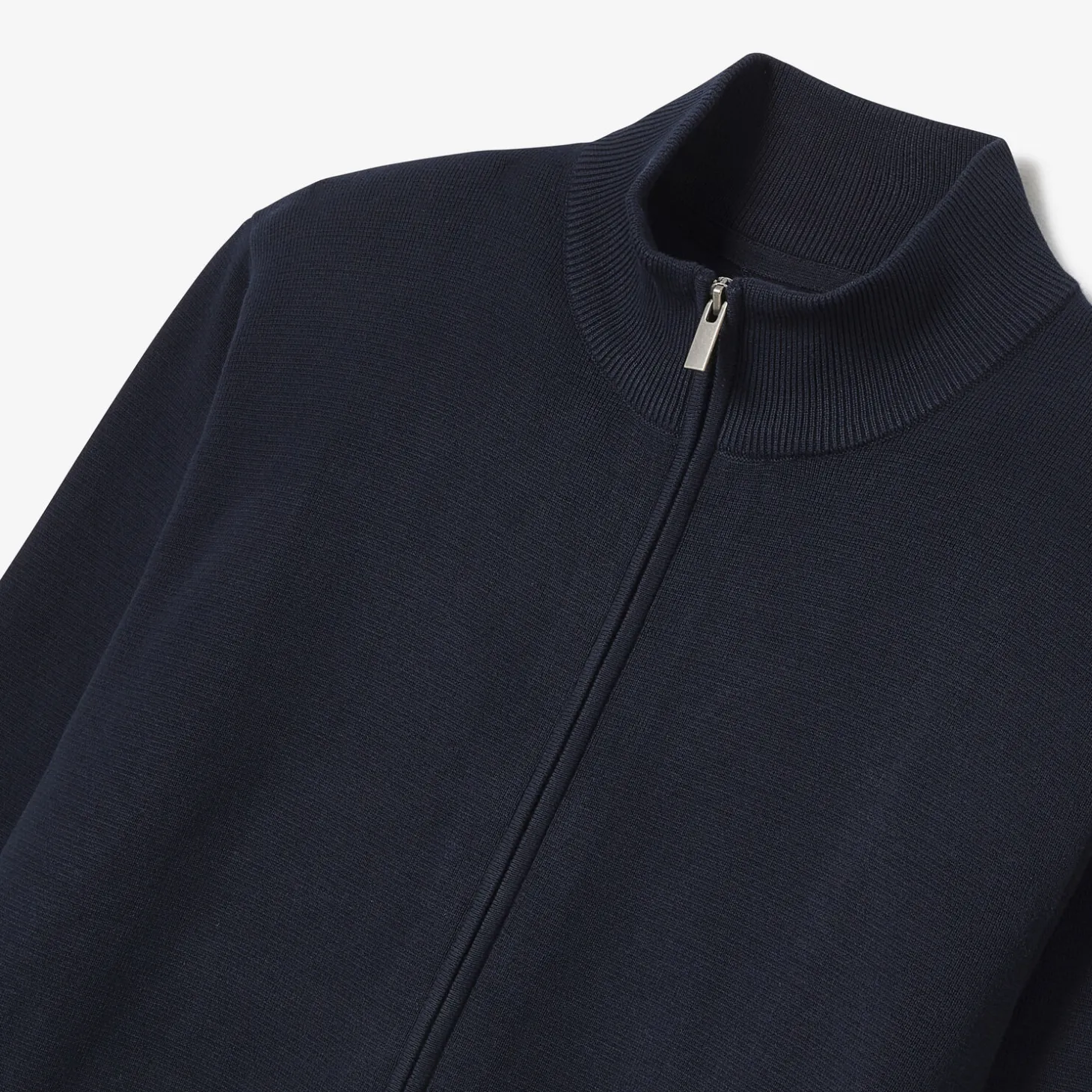 Clearance Vest met ristsluiting en opstaande kraag Heren Gebreide Vesten Heren|Trui