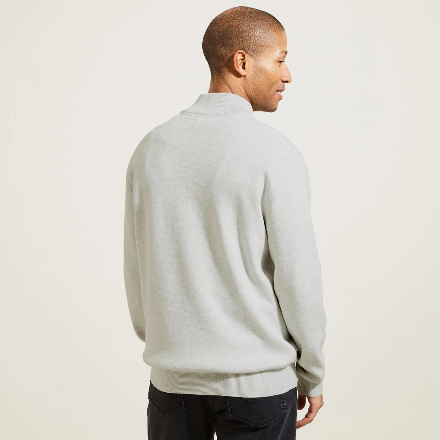 Fashion Vest met ristsluiting en opstaande kraag Heren Gebreide Vesten Heren|Trui