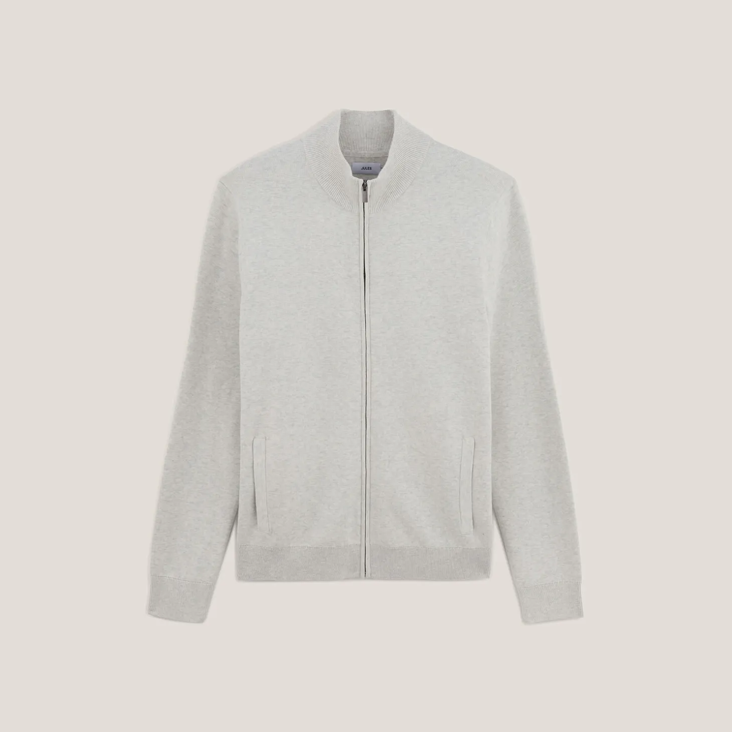 Fashion Vest met ristsluiting en opstaande kraag Heren Gebreide Vesten Heren|Trui