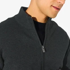 Fashion Vest met ristsluiting en opstaande kraag Heren Gebreide Vesten Heren