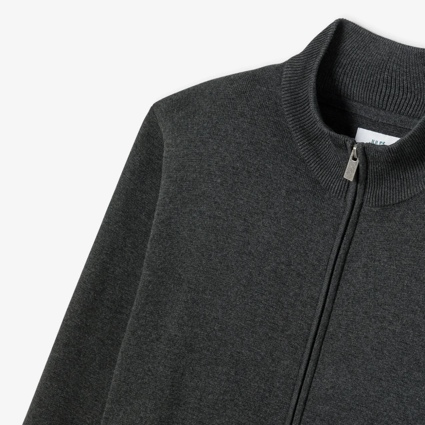 Fashion Vest met ristsluiting en opstaande kraag Heren Gebreide Vesten Heren