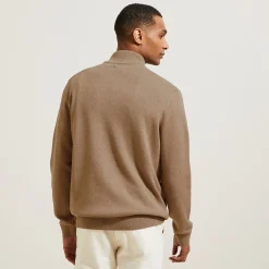 Hot Vest met ristsluiting en opstaande kraag Heren Gebreide Vesten Heren|Trui