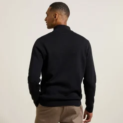 Shop Vest met ristsluiting en opstaande kraag Heren Gebreide Vesten Heren