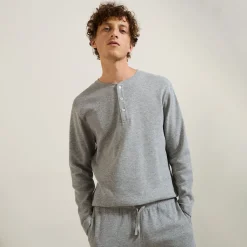 New Wollen pyjamaset van gewafeld materiaal Pyjama