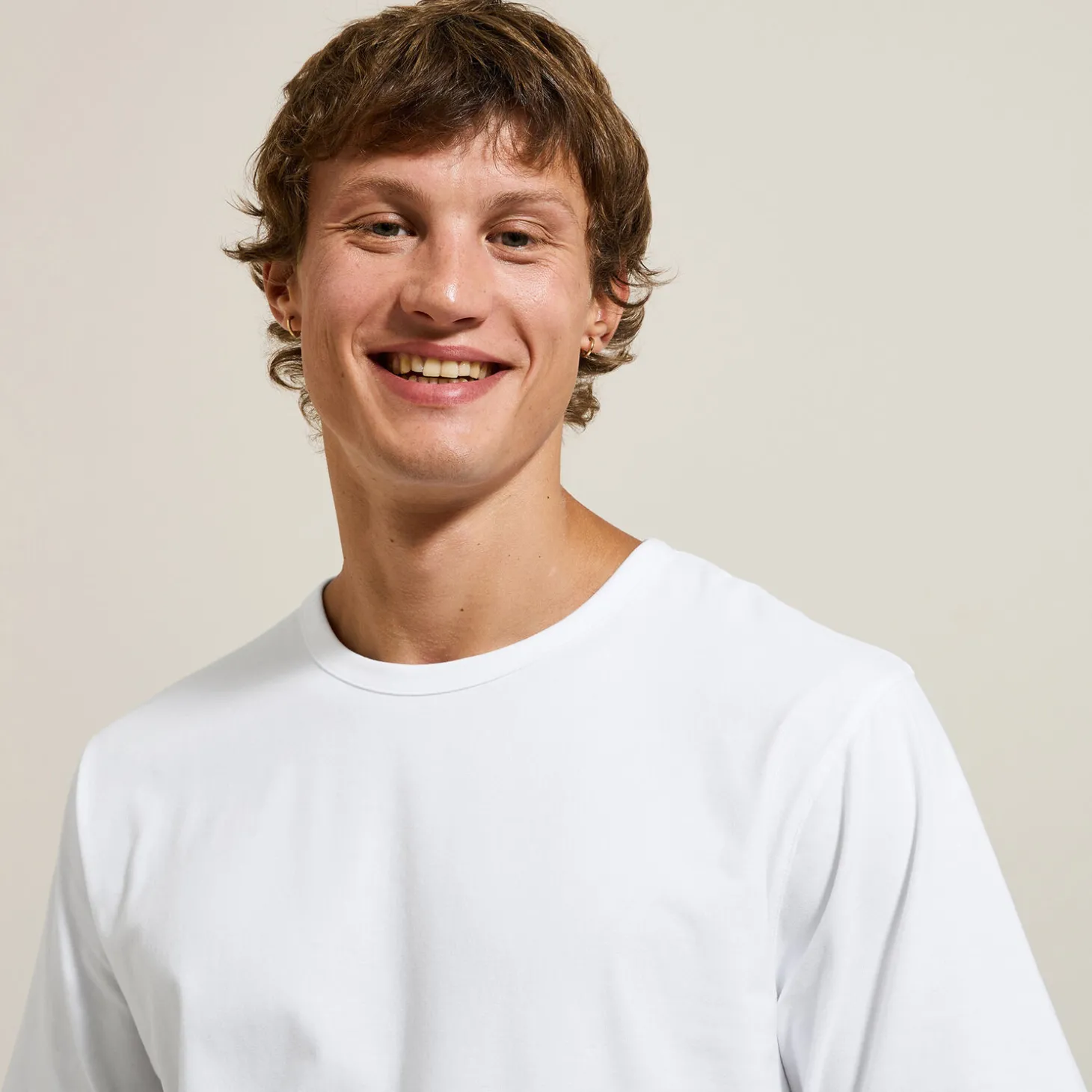 Flash Sale Zacht T-shirt met ronde hals T-shirt