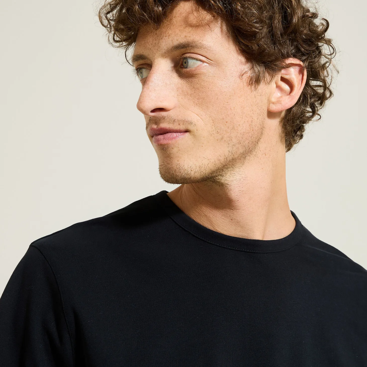 Hot Zacht T-shirt met ronde hals T-shirt