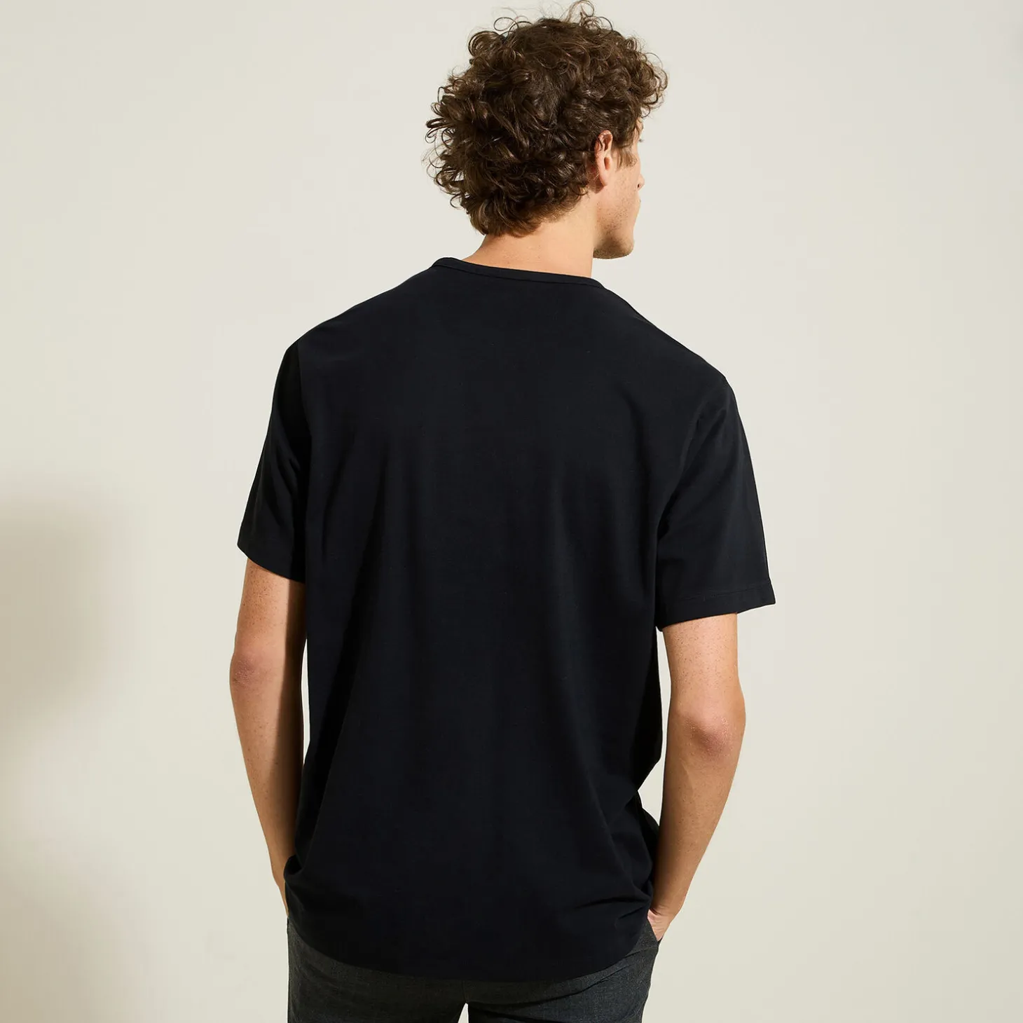 Hot Zacht T-shirt met ronde hals T-shirt