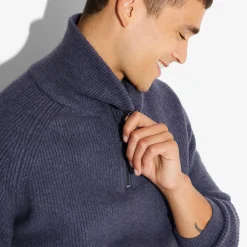 Clearance Zachte trui met truckerskraag Trui